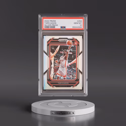 2022 Panini Prizm #258 Tari Eason - Silver Prizm (PSA 10 GEM MINT)