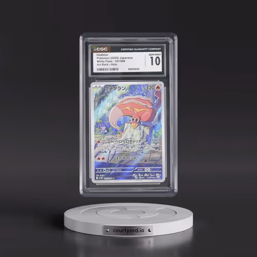 2025 White Flare - sv11W #101/086 Heatmor - Art Rare Holo (CGC 10 GEM MINT)