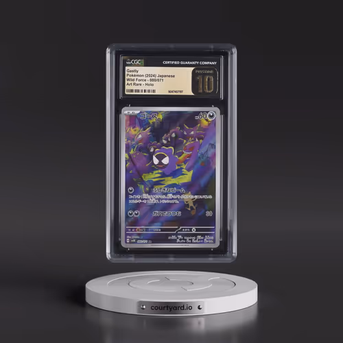 2024 Wild Force #080/071 Gastly - Art Rare Holo (CGC 10 PRISTINE)