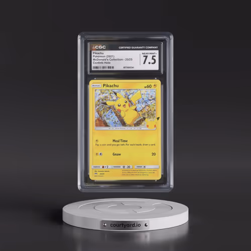 2021 McDonald's Collection 2021 #25/25 Pikachu - Confetti Holo (CGC 7.5 NM+)