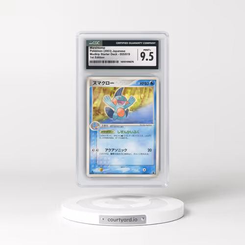2003 Mudkip Constructed Starter Deck #005/019 Marshtomp - 1st Edition (CGC 9.5 MINT+)