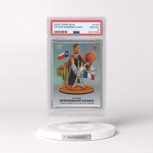 2023 Topps Now #VW4 Victor Wembanyama (PSA 10 GEM MINT)