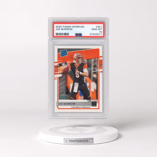 2020 Panini Donruss #301 Joe Burrow (PSA 10 GEM MINT)