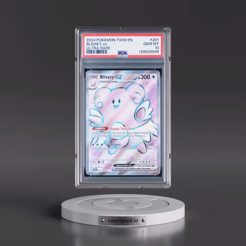 2024 Pokémon Twm EN-Twilight Masquerade #201 Blissey EX - Holo Ultra Rare (PSA 10 GEM MINT)