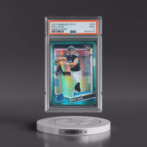 2023 Panini Donruss Optic #298 Will Levis - Green Hyper (PSA 9 MINT)