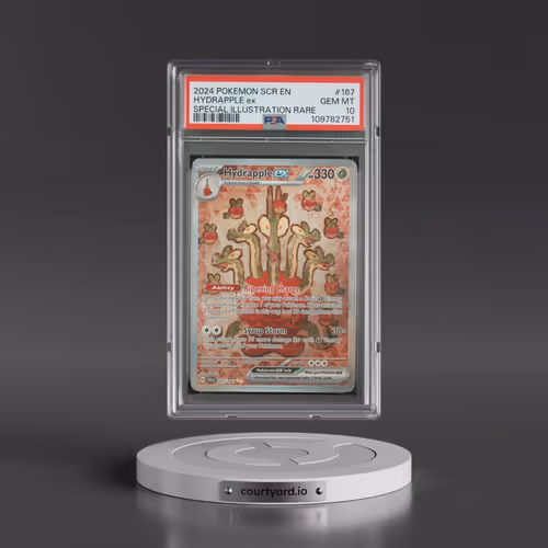 2024 Pokémon Scr EN-Stellar Crown #167 Hydrapple EX - Holo Special Illustration Rare (PSA 10 GEM MIN