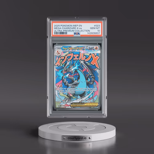 2025 Pokémon Mep EN-Me Black Star Promo #023 Mega Charizard X EX - Holo Mega Charizard X EX Ultra-Pr