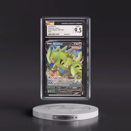 2021 Battle Styles #097/163 Tyranitar V - Holo (CGC 9.5 MINT+)
