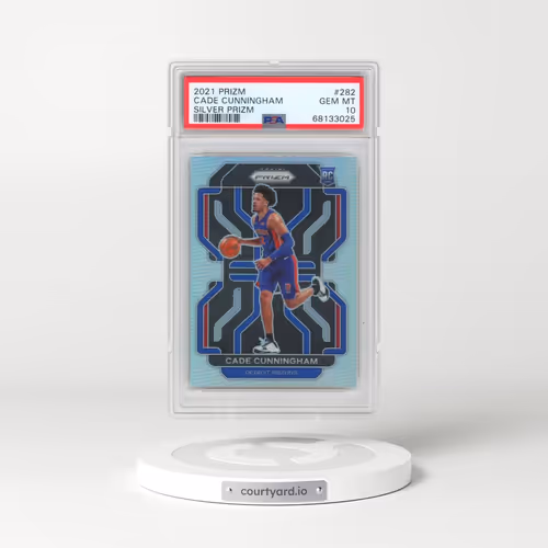 2021 Panini Prizm #282 Cade Cunningham - Silver Prizm (PSA 10 GEM MINT)