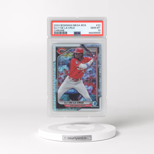 2024 Bowman Mega Box Chrome #22 Elly de La Cruz (PSA 10 GEM MINT)