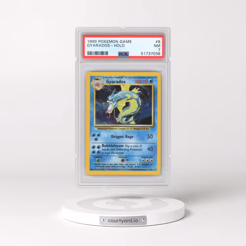 1999 Pokémon Game #6 Gyarados - Holo (PSA 7 NM)