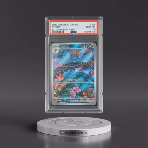 2023 Pokémon Obf EN-Obsidian Flames #198 Gloom - Illustration Rare (PSA 10 GEM MINT)
