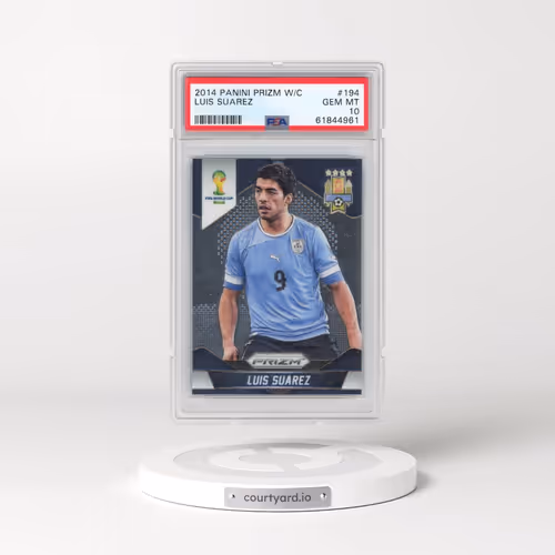 2014 Panini Prizm World Cup #194 Luis Suarez (PSA 10 GEM MINT)