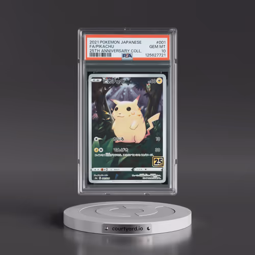 2021 Pokémon 25th Anniversary Collection #001 Pikachu - Full Art (PSA 10 GEM MINT)