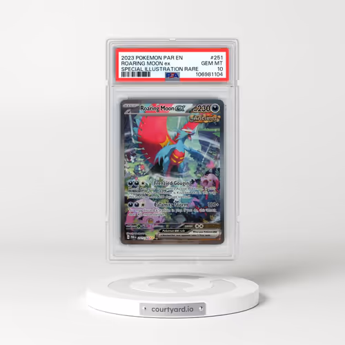 2023 Pokémon Par EN-Paradox Rift #251 Roaring Moon EX - Holo Special Illustration Rare (PSA 10 GEM M