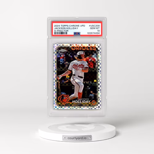 2024 Topps Chrome Update #USC200 Jackson Holliday - X-Fractor (PSA 10 GEM MINT)