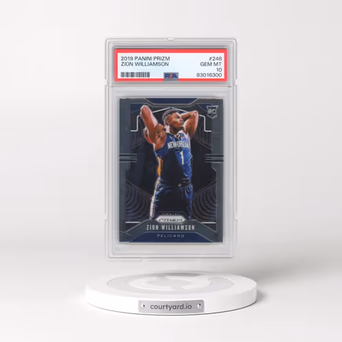 2019 Panini Prizm #248 Zion Williamson (PSA 10 GEM MINT)
