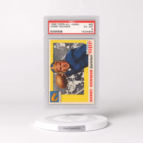 1955 Topps All-Amer. #62 Harry Newman (PSA 6 EX-MT)