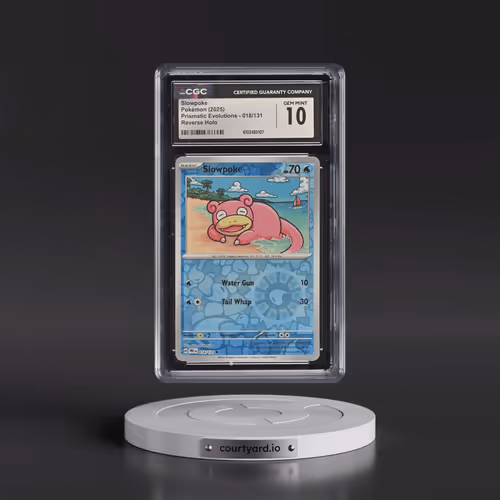 2024 Prismatic Evolutions - PRE EN #018/131 Slowpoke - Reverse Holo (CGC 10 GEM MINT)