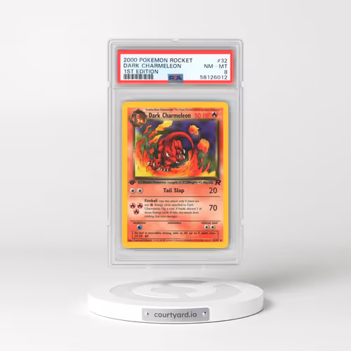 2000 Pokémon Rocket #32 Dark Charmeleon - 1st Edition (PSA 8 NM-MT)