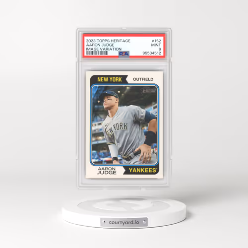 2023 Topps Heritage #152 Aaron Judge - Image Variation (PSA 9 MINT)