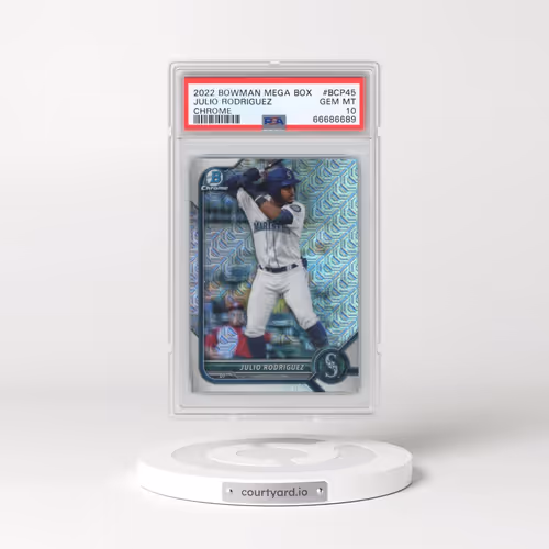 2022 Bowman Mega Box Chrome #45 Julio Rodriguez (PSA 10 GEM MINT)