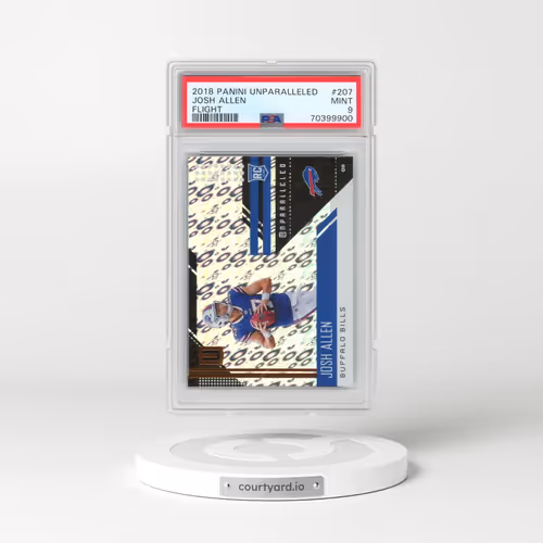 2018 Panini Unparalleled #207 Josh Allen - Flight (PSA 9 MINT)