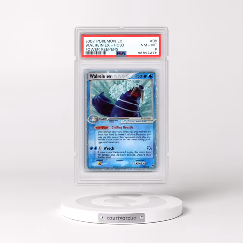 2007 Pokémon EX Power Keepers #99 Walrein EX - Holo Holo (PSA 8 NM-MT)