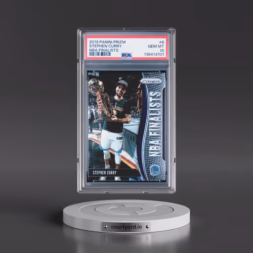2019 Panini Prizm NBA Finalists #6 Stephen Curry (PSA 10 GEM MINT)