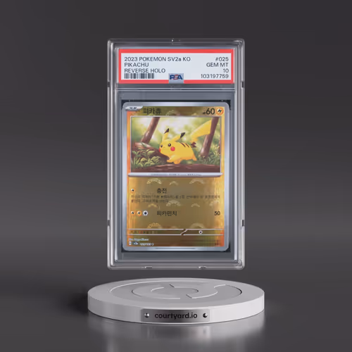 2023 Pokémon Sv2a-Pokemon 151 #025 Pikachu - Reverse Holo (PSA 10 GEM MINT)