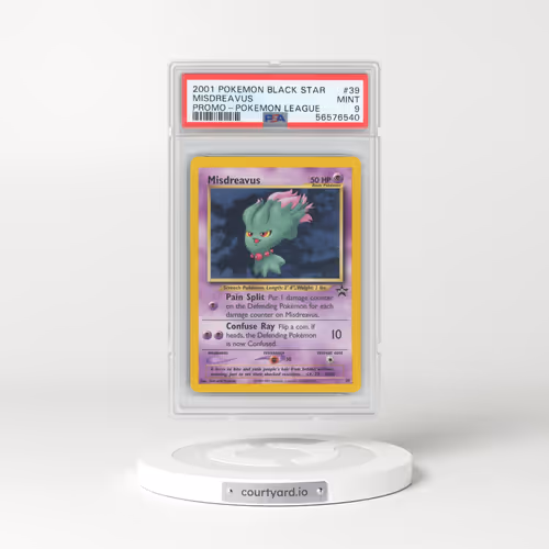 1999 Black Star Promos #39 Misdreavus - Pokémon League (PSA 9 MINT)