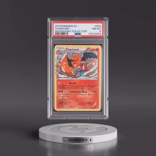2016 Pokémon XY Generations Radiant Collection #RC5 Charizard (PSA 8 NM-MT)