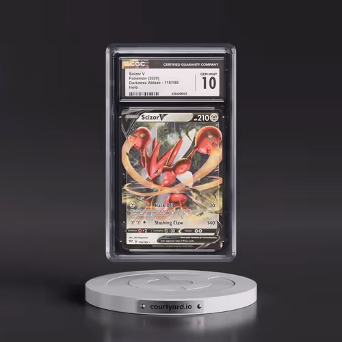 2020 Darkness Ablaze #118/189 Scizor V - Holo (CGC 10 GEM MINT)