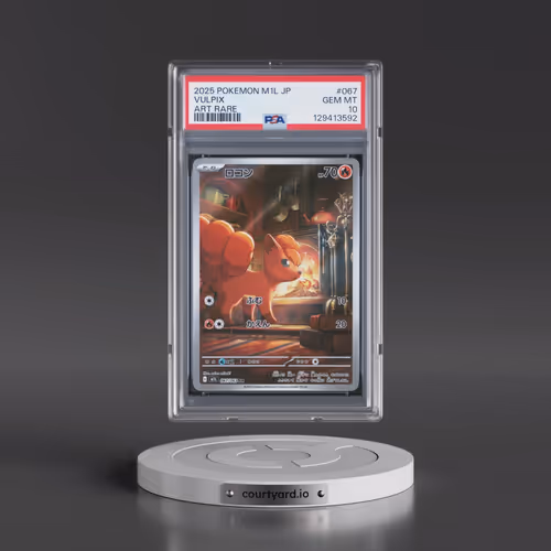 2025 Pokémon M1l-Mega Brave #067 Vulpix - Art Rare (PSA 10 GEM MINT)