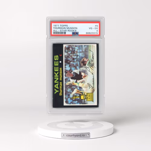 1971 Topps #5 Thurman Munson - All-Star Rookie (PSA 4 VG-EX)