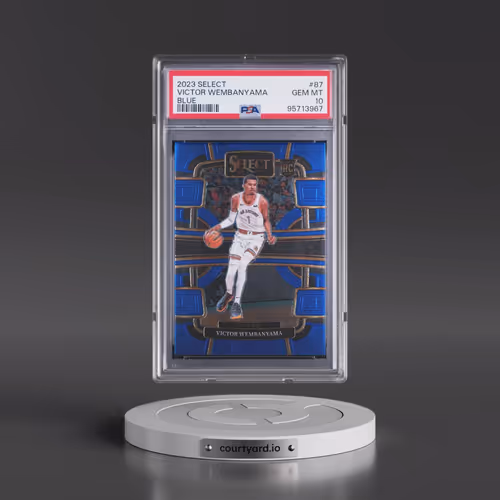 2023 Panini Select #87 Victor Wembanyama - Blue (PSA 10 GEM MINT)