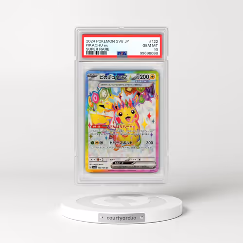 2024 Pokémon SV8-Super Electric Breaker #122 Pikachu EX - Holo Super Rare (PSA 10 GEM MINT)