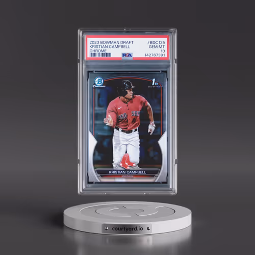 2023 Bowman Draft #BDC125 Kristian Campbell - Chrome (PSA 10 GEM MINT)