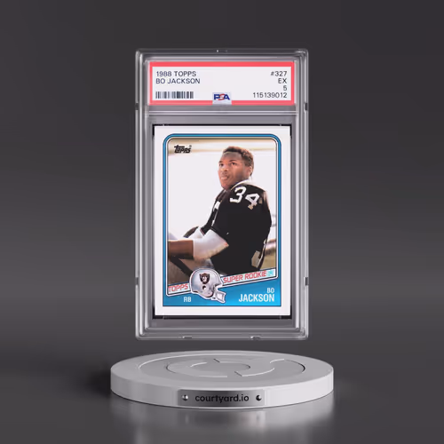 1988 Topps #327 Bo Jackson (PSA 5 EX)