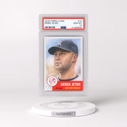 2018 Topps Living #10 Derek Jeter (PSA 10 GEM MINT)