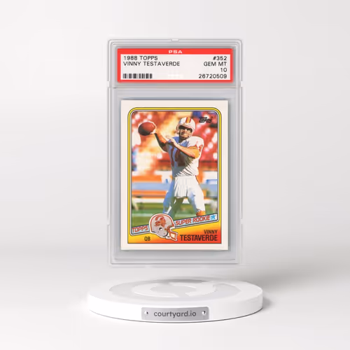 1988 Topps #352 Vinny Testaverde (PSA 10 GEM MINT)