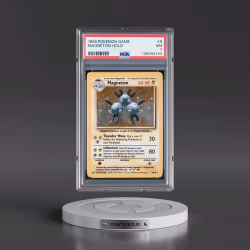 1999 Pokémon Game #9 Magneton - Holo (PSA 7 NM)