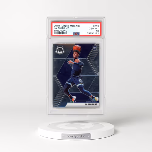 2019 Panini Mosaic #219 Ja Morant - Variation (PSA 10 GEM MINT)