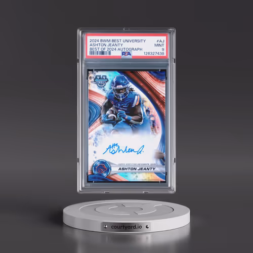 2024 Bowman Best University Best of 2024 Autographs #AJ Ashton Jeanty (PSA 9 MINT)