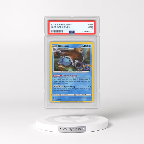 2022 Pokémon Go #017 Blastoise - Holo (PSA 9 MINT)