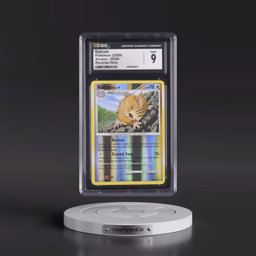 2009 Arceus #29/99 Raticate - Reverse Holo (CGC 9 MINT)