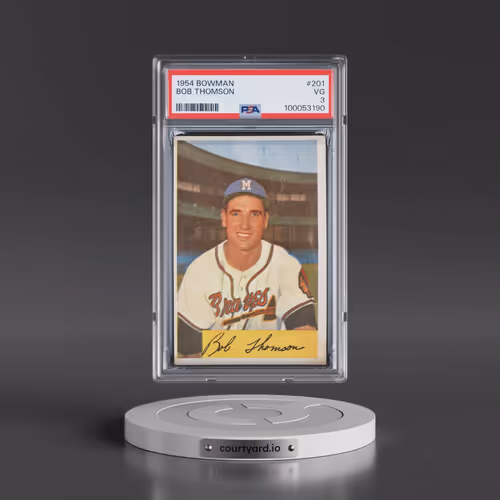 1954 Bowman #201 Bob Thomson (PSA 3 VG)