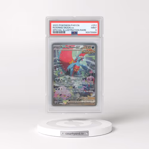 2023 Pokémon Par EN-Paradox Rift #251 Roaring Moon EX - Holo Special Illustration Rare (PSA 9 MINT)
