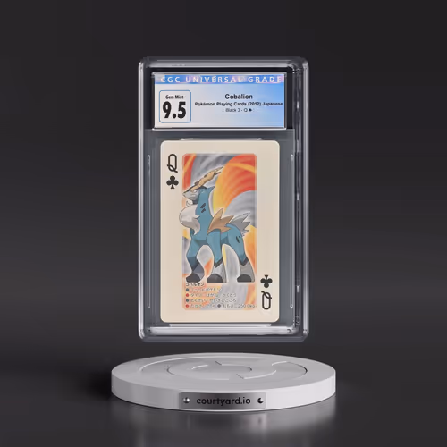 2012 Black 2 Deck (Black Kyurem back) #Qÿ Cobalion (CGC 10 GEM MINT)