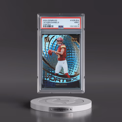2024 Panini Donruss Vortex #VORJDA Jayden Daniels (PSA 9 MINT)